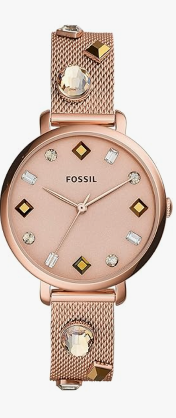 Correa de reloj Fossil ES4473 Acero inoxidable Rosado 14mm